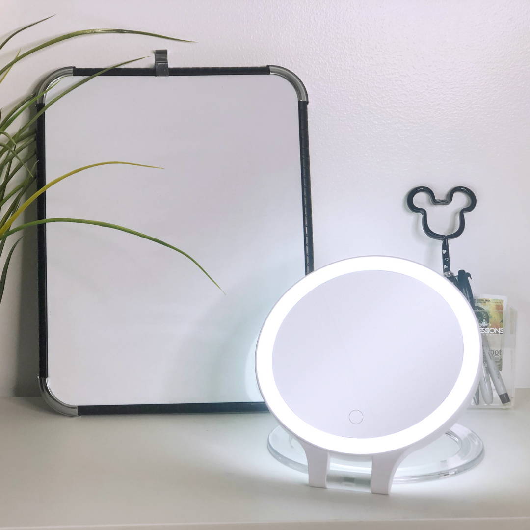 popup led makeup mirror