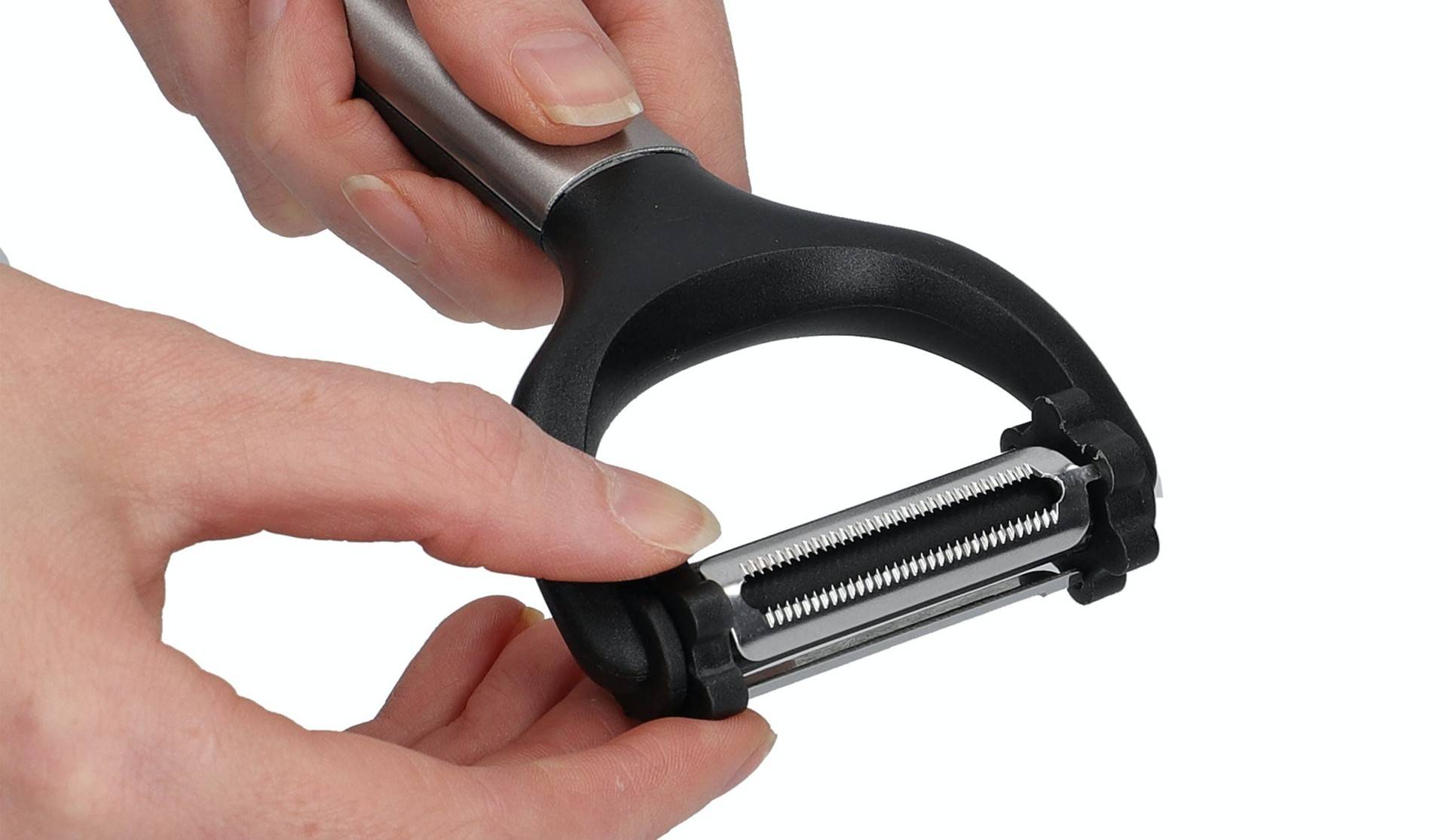 MasterClass Stainless Steel Three-in-One Peeler