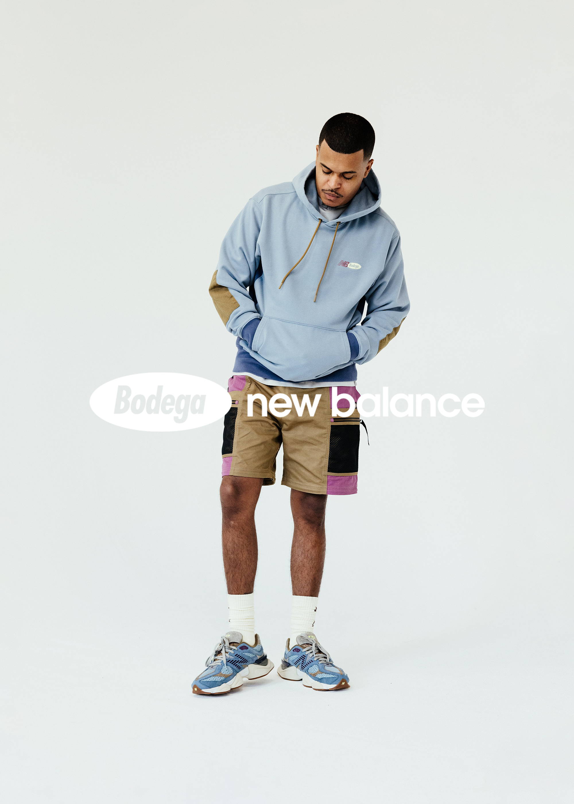 New Balance x Bodega 9060 'Age of Discovery' Blue Low Top Sneakers