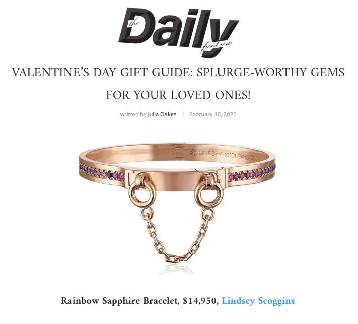 daily front row x lindsey scoggins studio