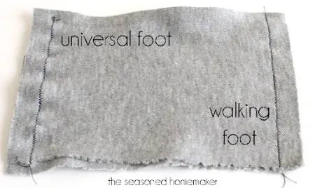Univeral Foot Vs. Walking Foot