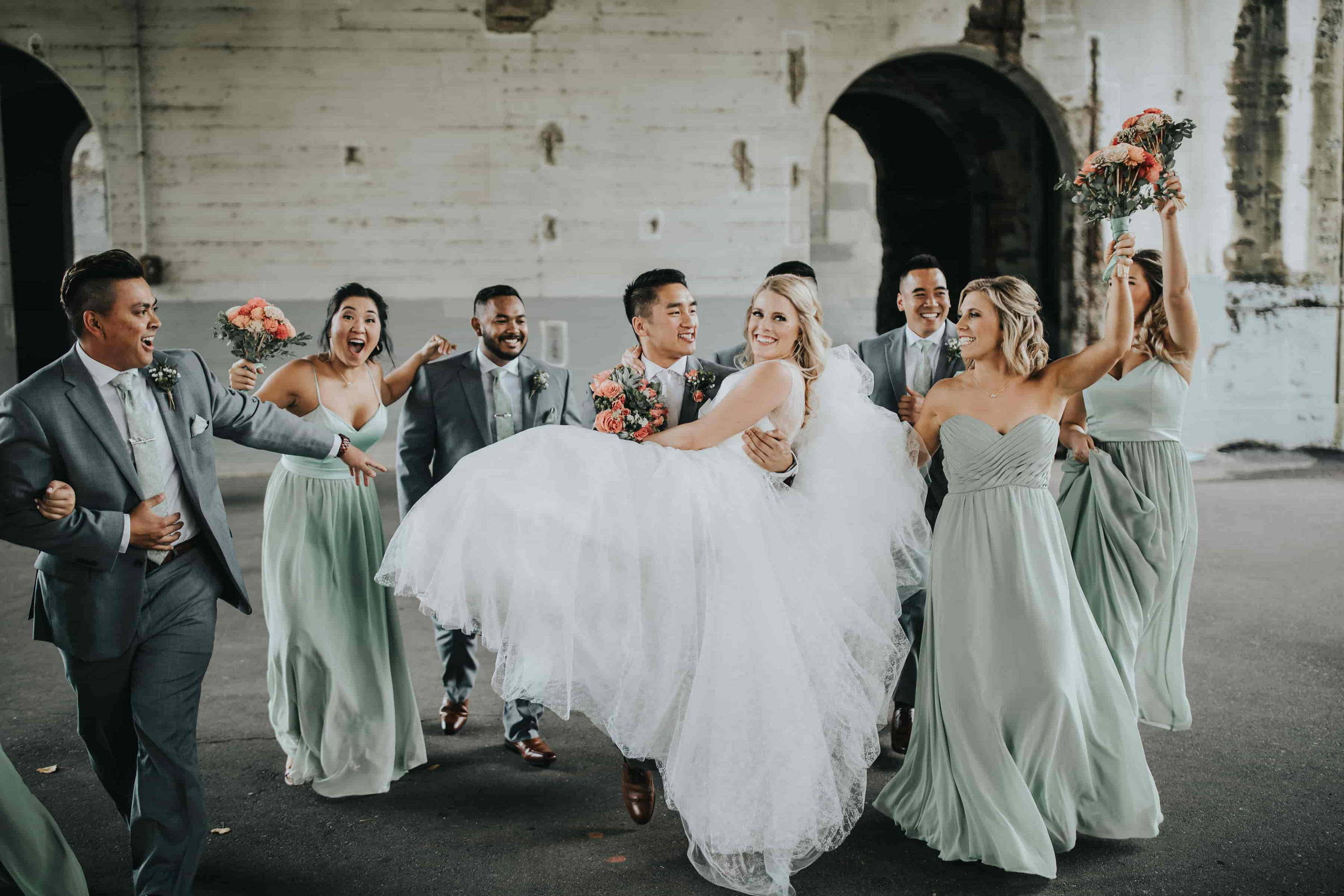 lavender and sage bridesmaid dress