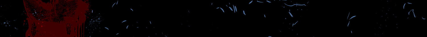 Abstract dark background with hints of red and blue lighting.
