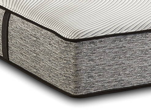 A firm mattress with a unique rippled look.