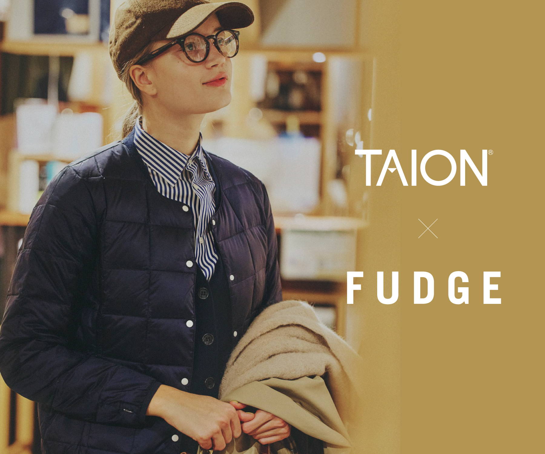TAION×FUDGE | TAION INNER DOWN WEAR(タイオンインナーダウン TAION×FUDGE | TAION INNER DOWN WEAR(タイオンインナーダウン