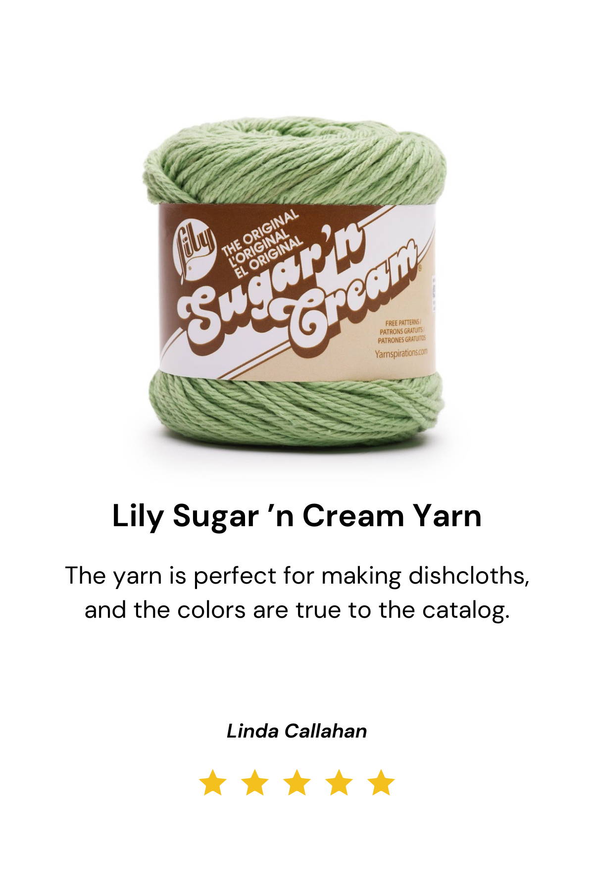 Lily Sugar 'n Cream Yarn