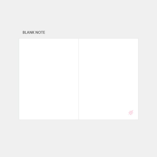 Blank note - 3AL Hello 2020 small dated weekly diary planner