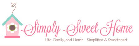 The simply sweet home blog logo