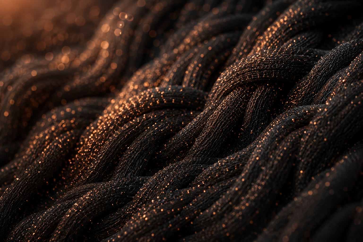 Close-up view of Copper Znergy infused fabric