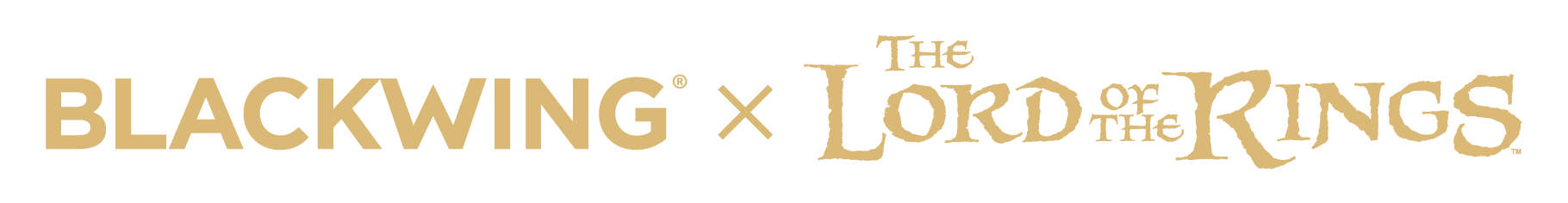 Blackwing x The Lord of the Rings collaboration logo