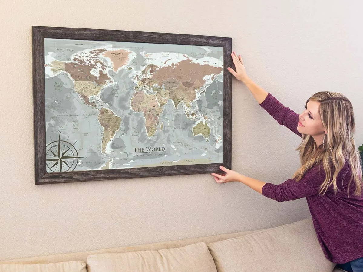 professional world map