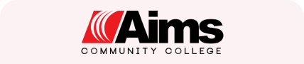 Logo of Aims Community College.