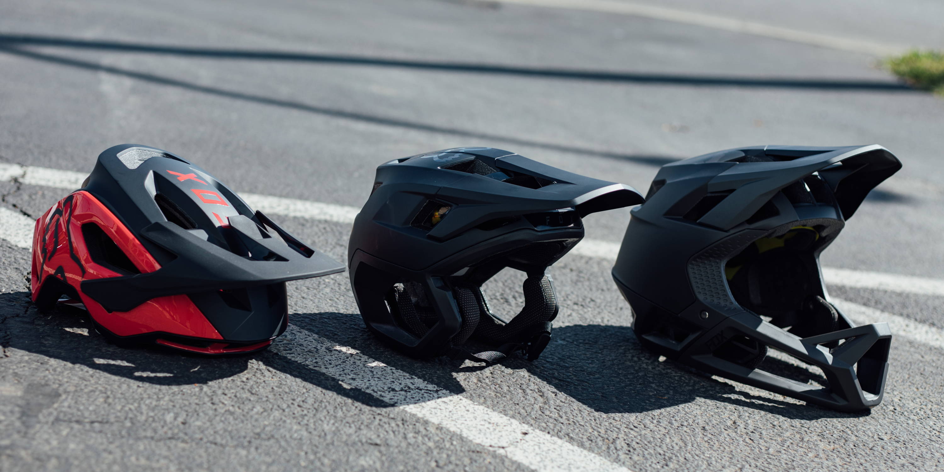 Fox Racing Dropframe Pro Downhill MTB Bicycle Helmet Two Tone Dark Indigo Medium