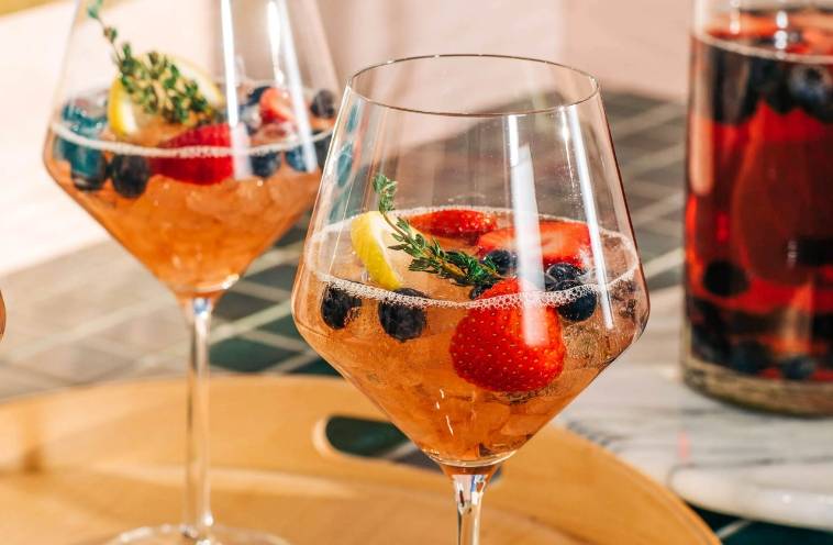 Rosé Berry Sangria