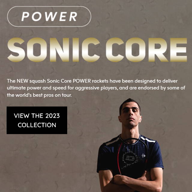 Dunlop Sonic Core Squash Racquets