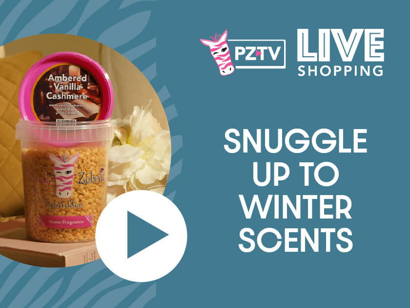 PZTV Live Shopping: Snuggle up to winter scents.