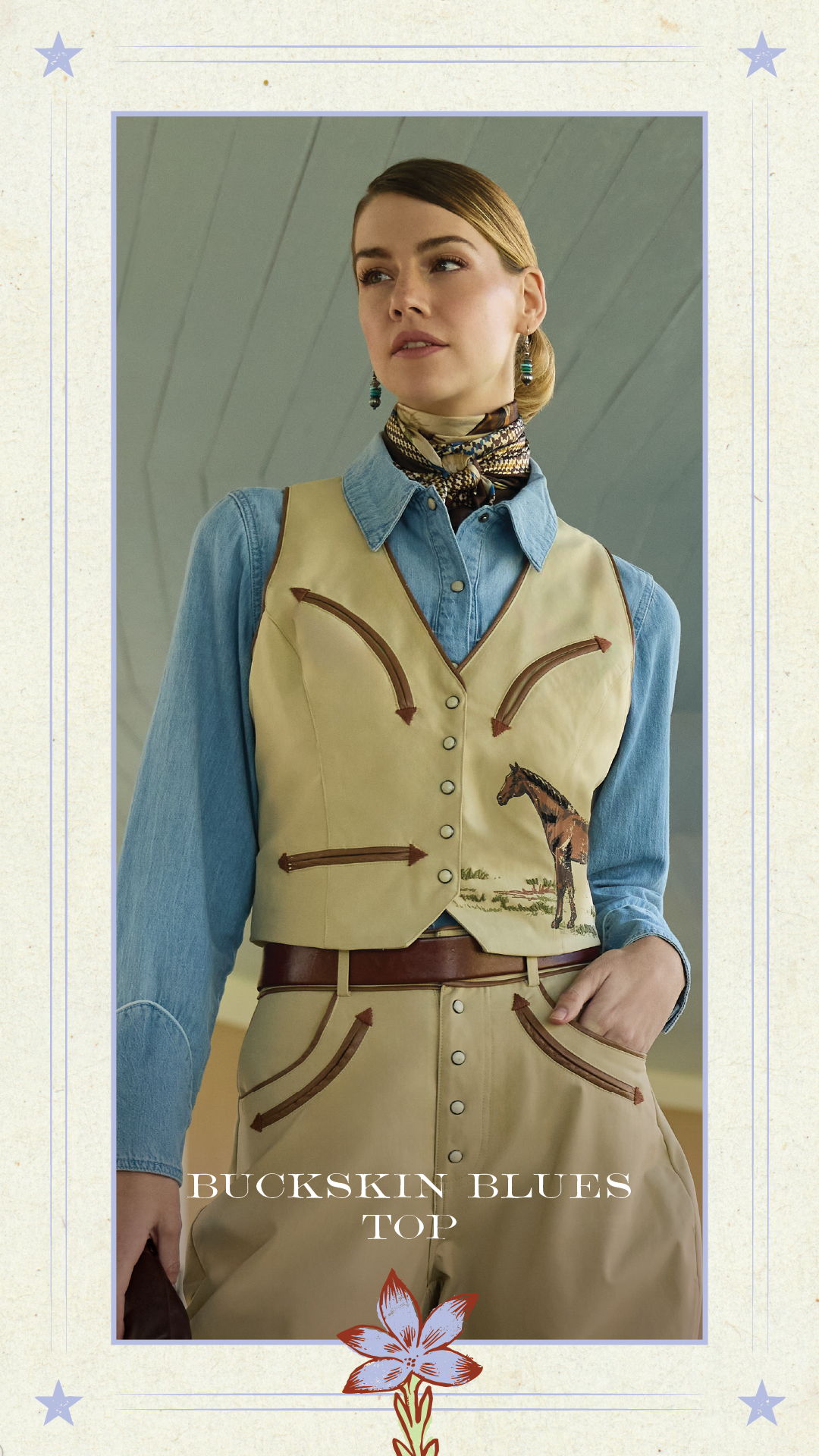 Mother's Day Gift Guide, Buckskin Blues Top