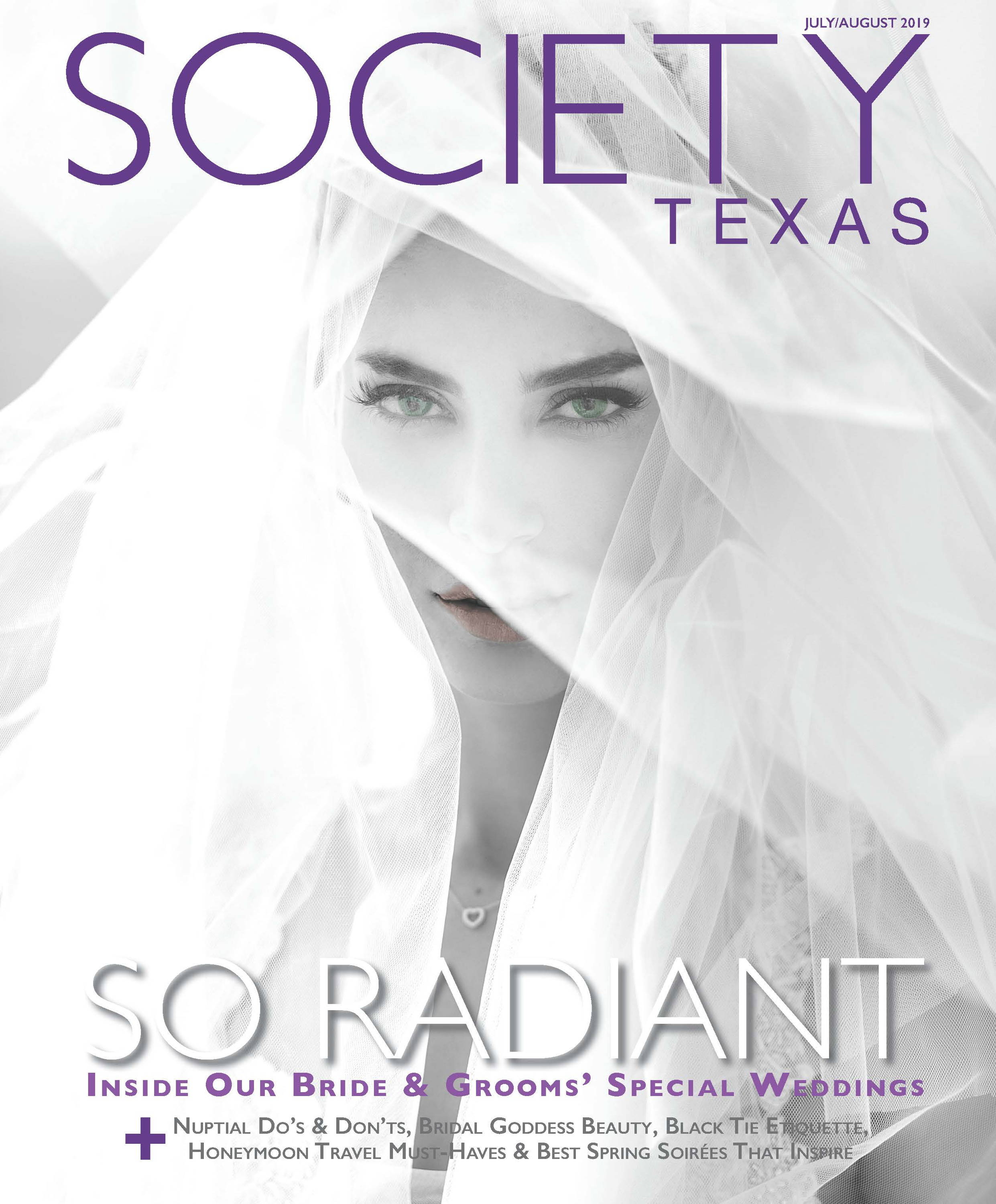 Society Texas July August 2019 Cover page 1