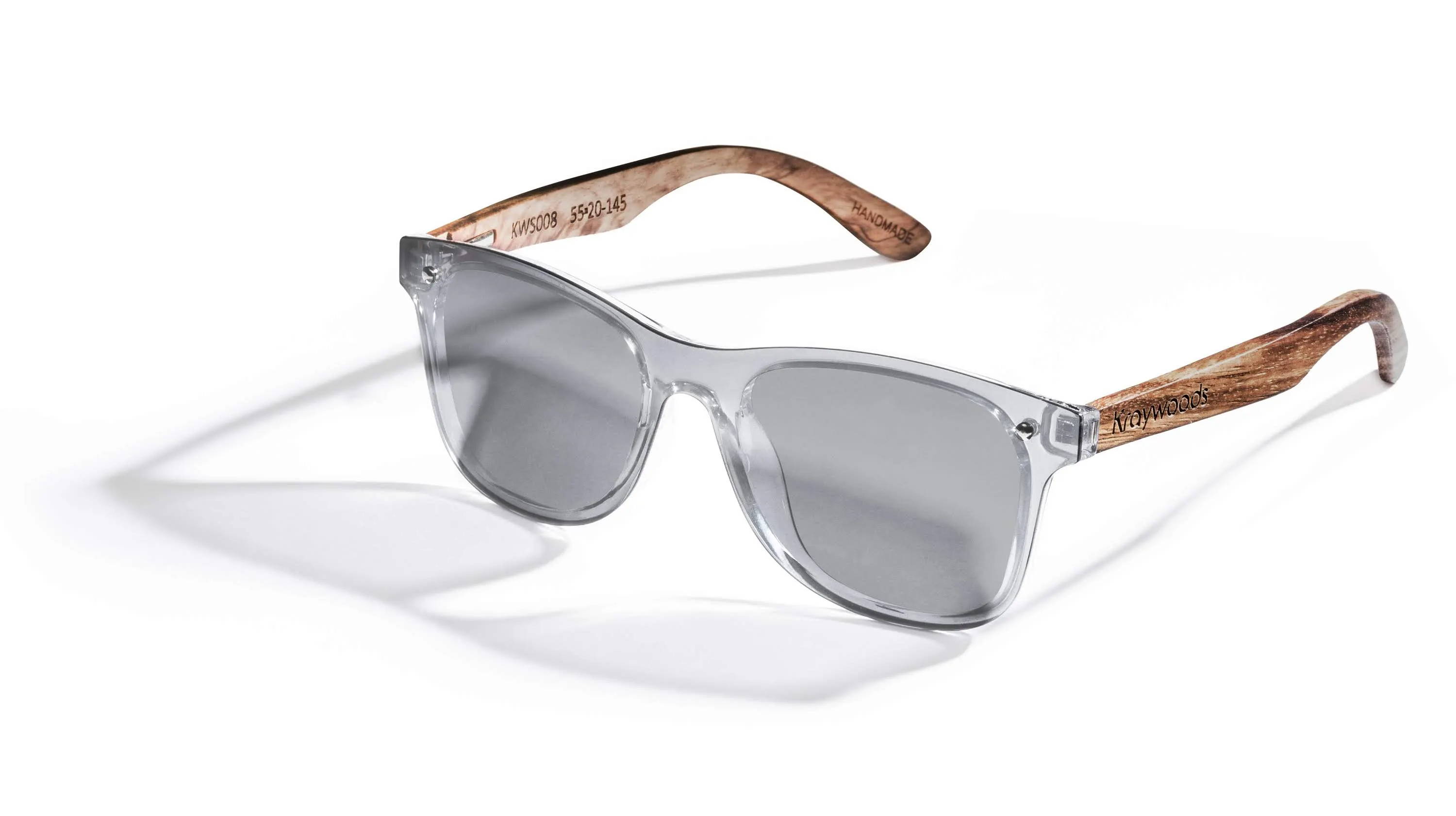 Rover, Silver Reflective Wayfarer Sunglasses