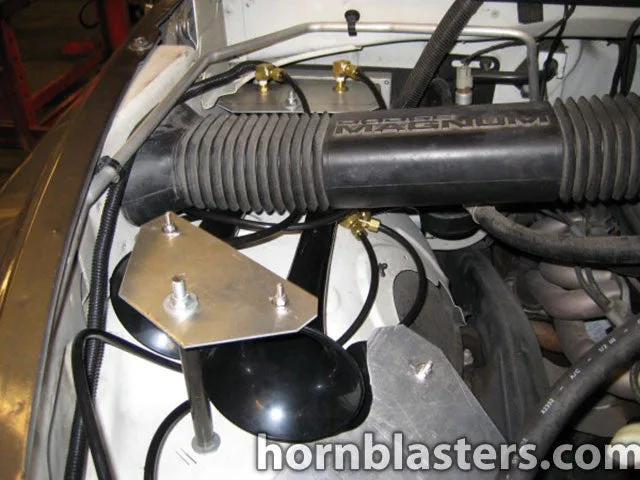 Consolidated install components on Richard's train horn kit photo 15