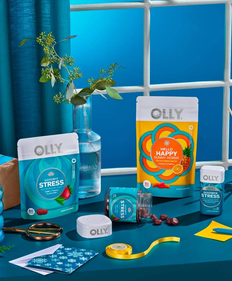 OLLY Holliday Stressing Products