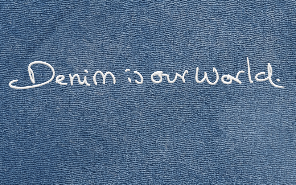 Text on a blue background: 