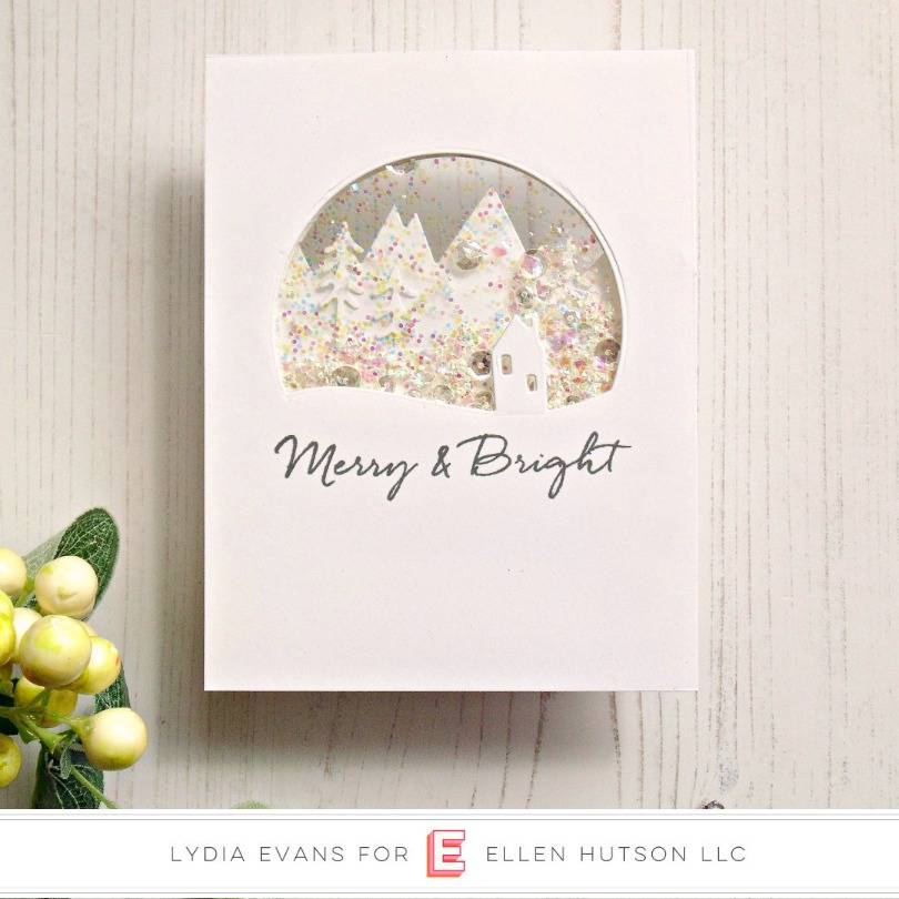 Essentials by Ellen Alpine Windows card by Lydia Evans