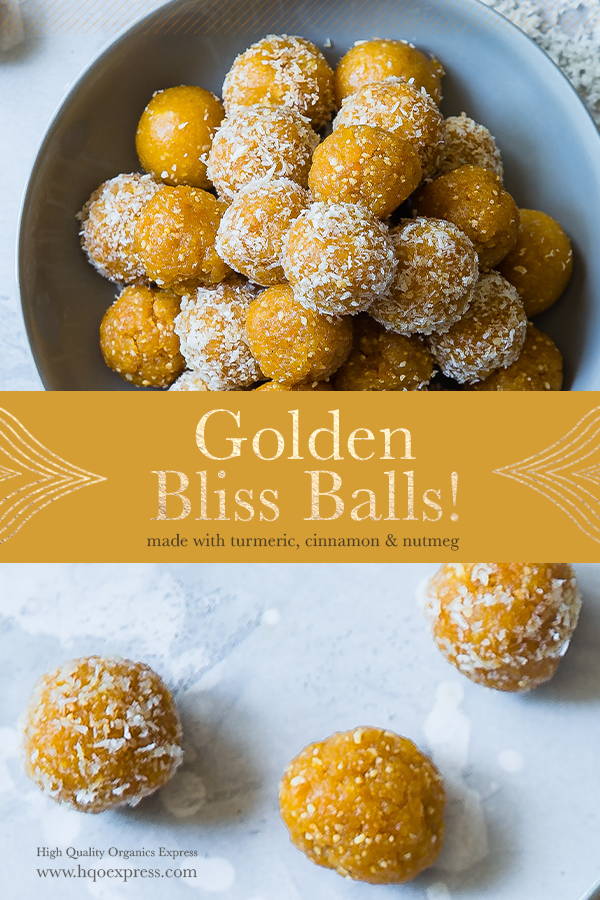 High Quality Organics Express Turmeric Balls