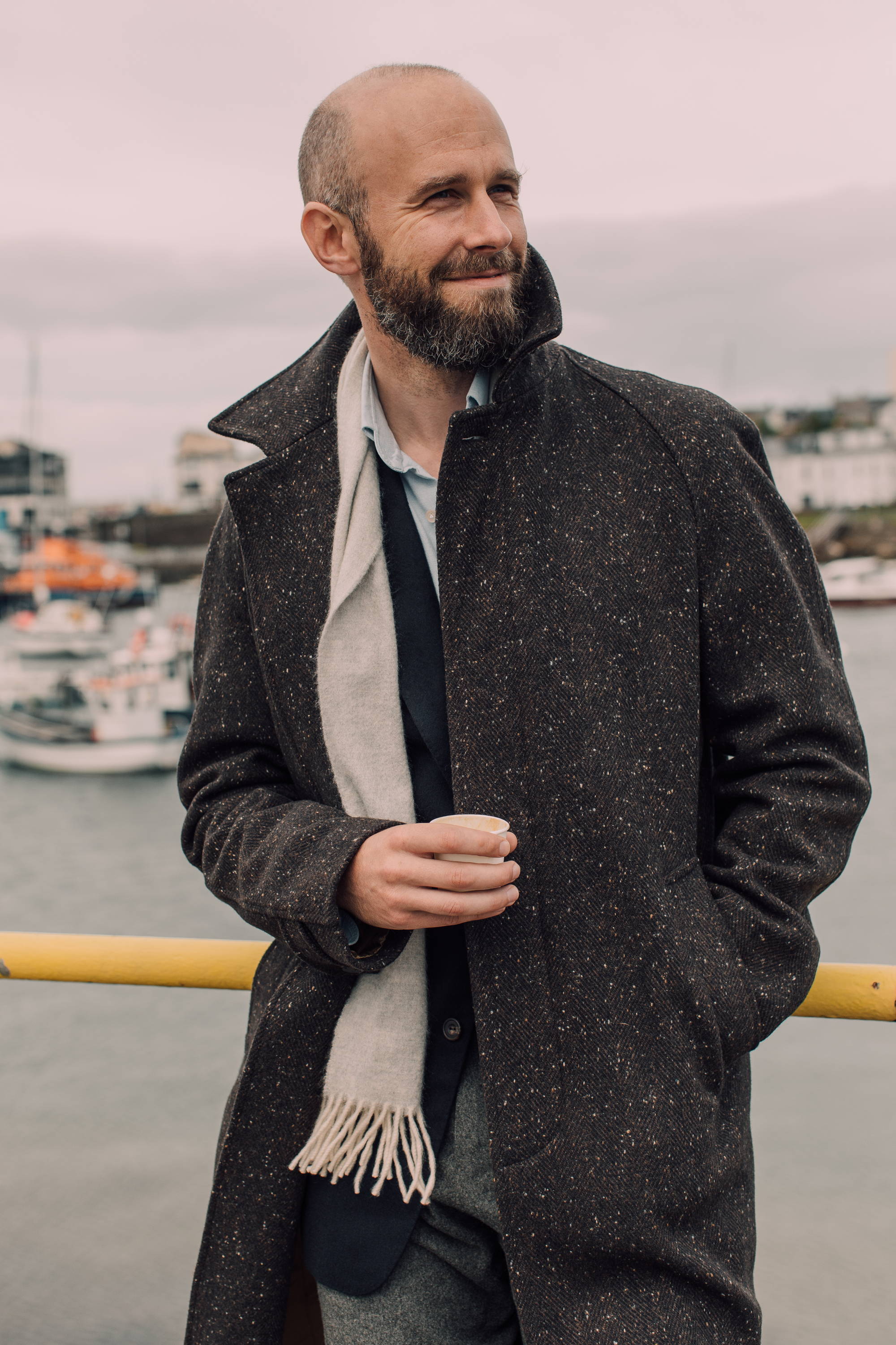The New Permanent Style Donegal Overcoat – PrivateWhite V.C.