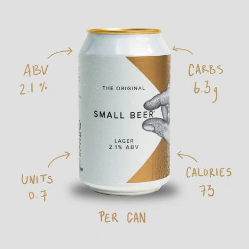Small Beer Session Lager lower alcohol pilsner