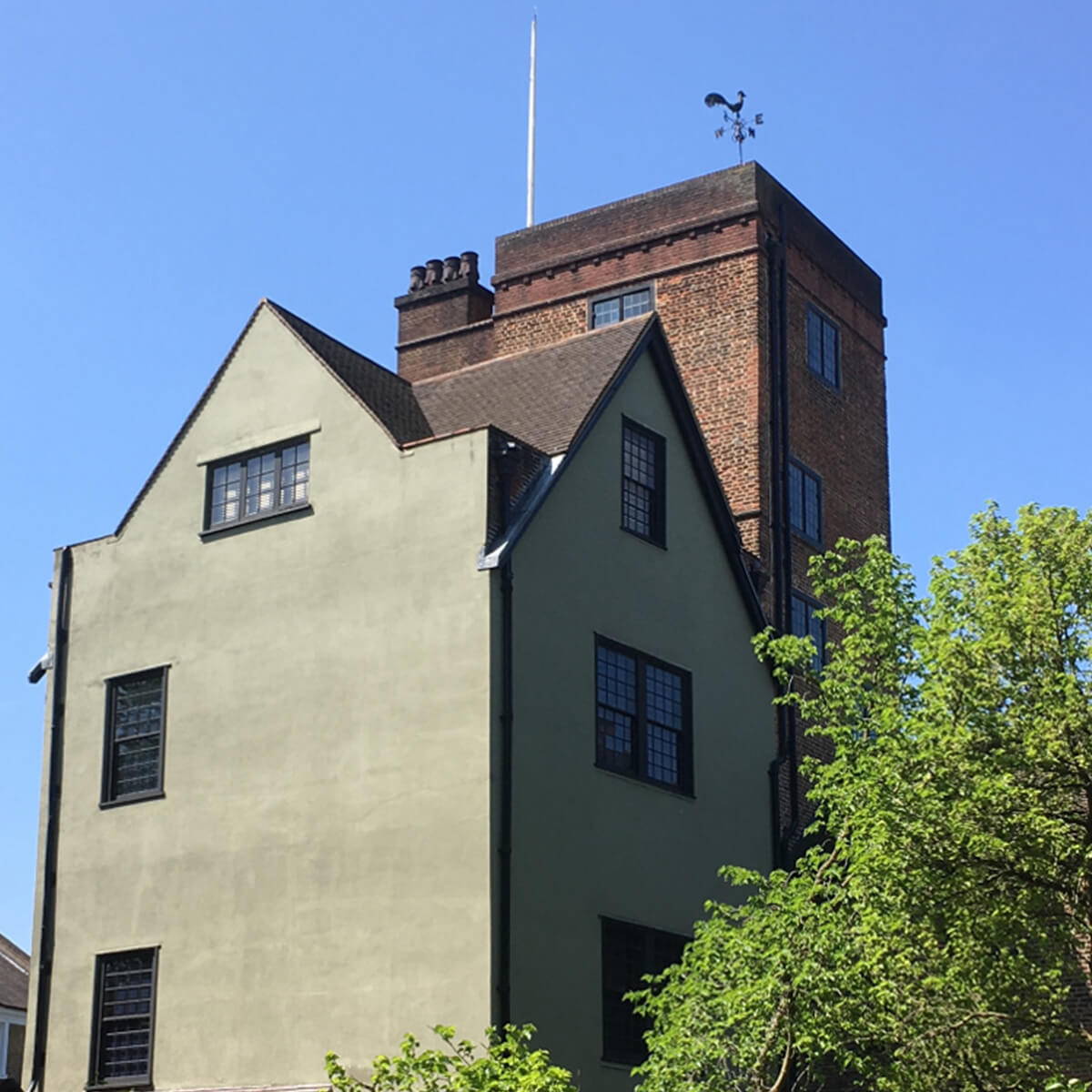 The exterior of the Canonbury Tower.