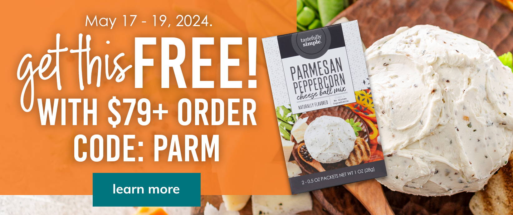 get parmesan peppercorn cheese ball mix free! 