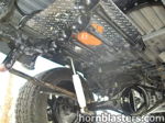 Five train horns diamond plate mount WICKED CUSTOMS rear axle leaf spring off-road tire undercarriage Wicked Customs Tacoma 232 gallery photo 4