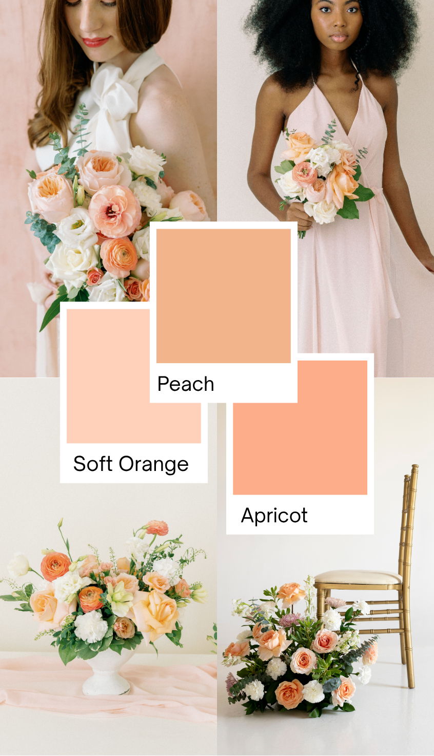peach and cream mini board