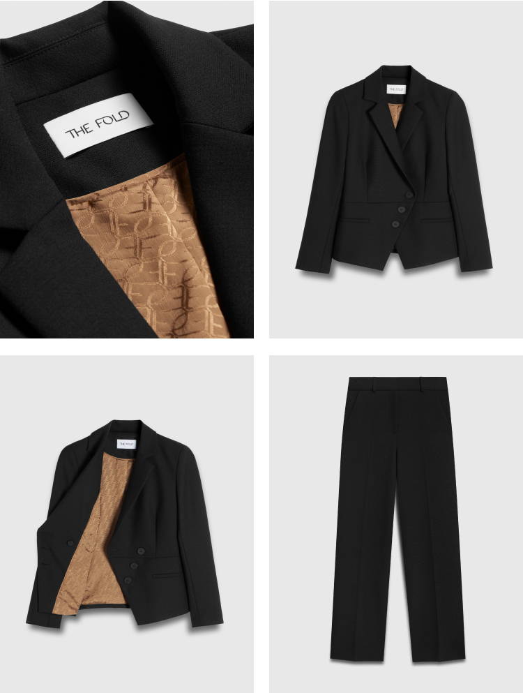 Ultimate Wool black Abbeville jacket and Alzira trousers 