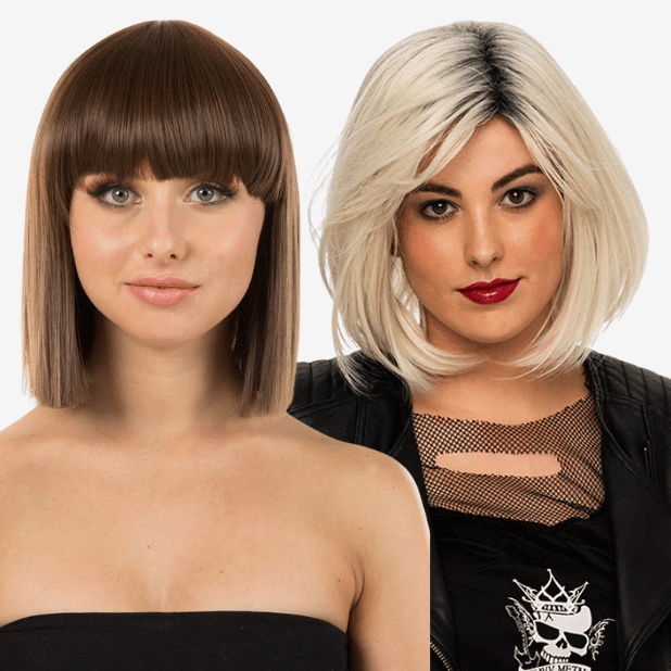 CostumeBox Exclusive Short Wigs