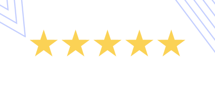 500 5 star reviews badge