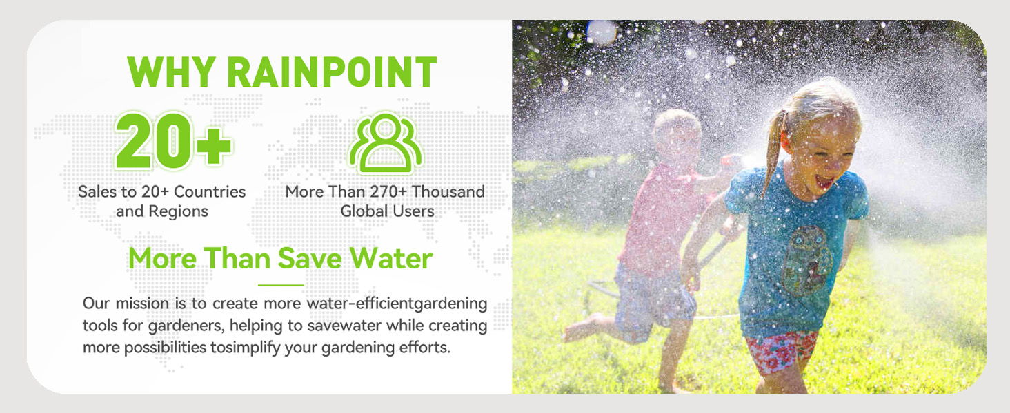 Children playing in water, enjoying a fun outdoor activity.