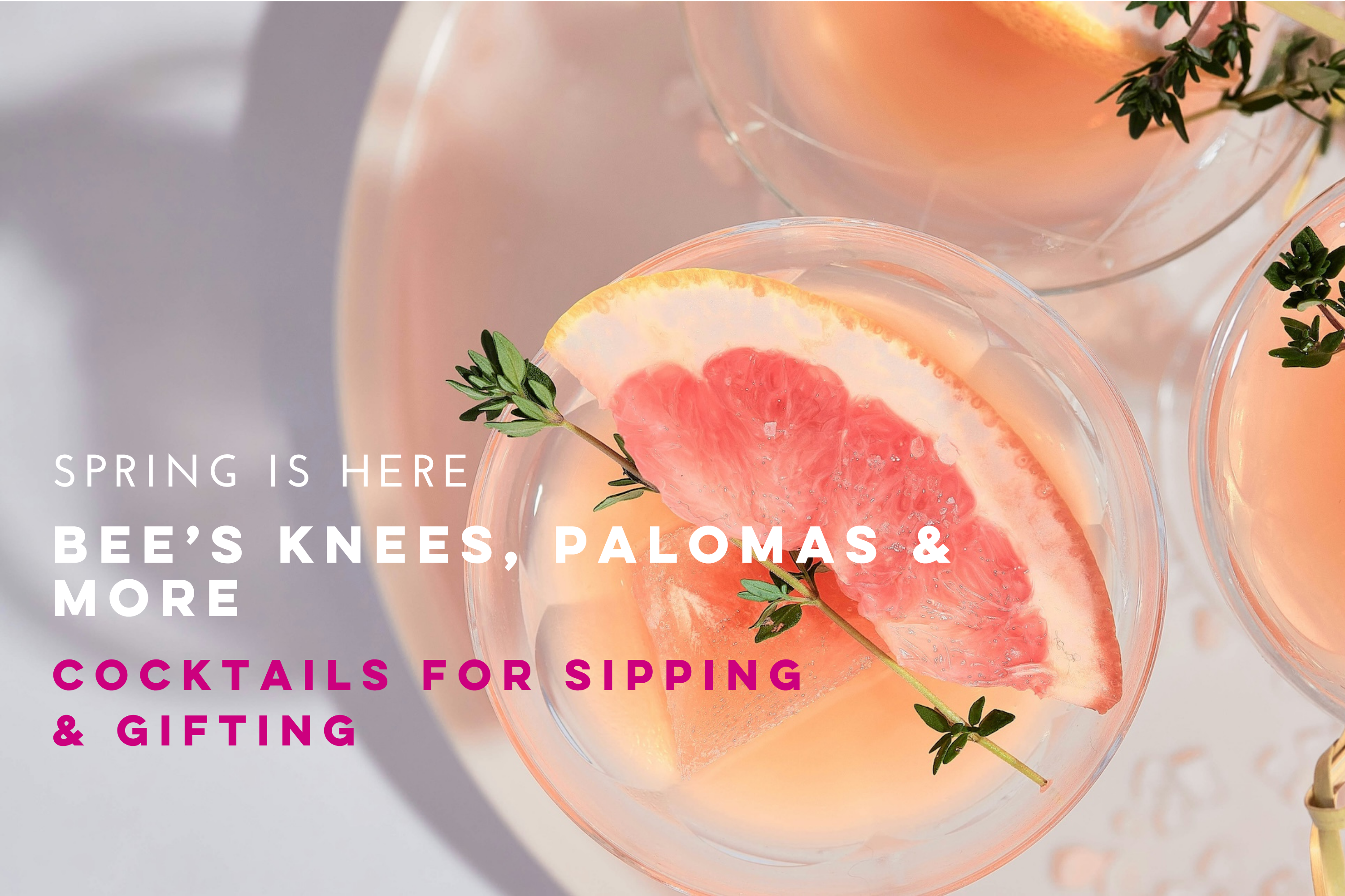 Crafted Taste Cocktail Kits Paloma Tequila Cocktails 