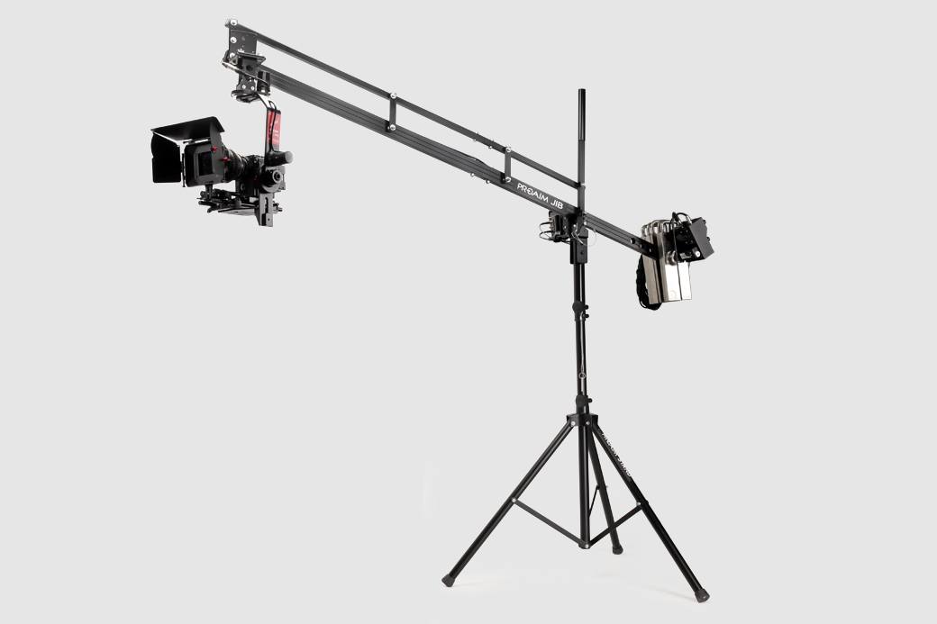 Proaim 9ft Camera Crane Jib with Stand for Gimbals, Pan-Tilt & Fluid Head