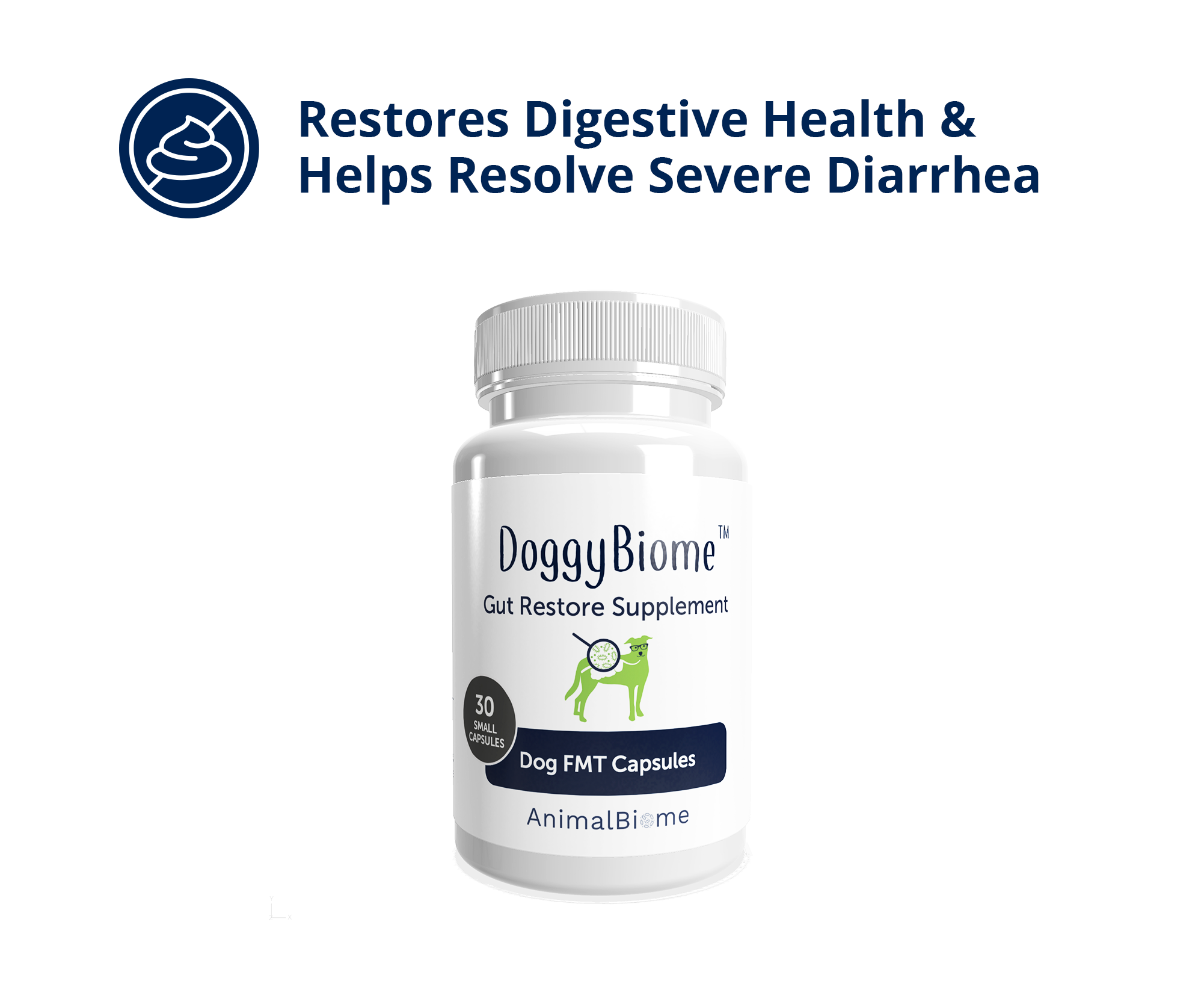 DoggyBiome Gut Restore Supplement for Dogs