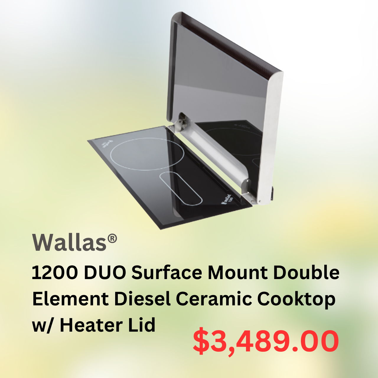 Wallas 1200 DUO Cooktop & Heater