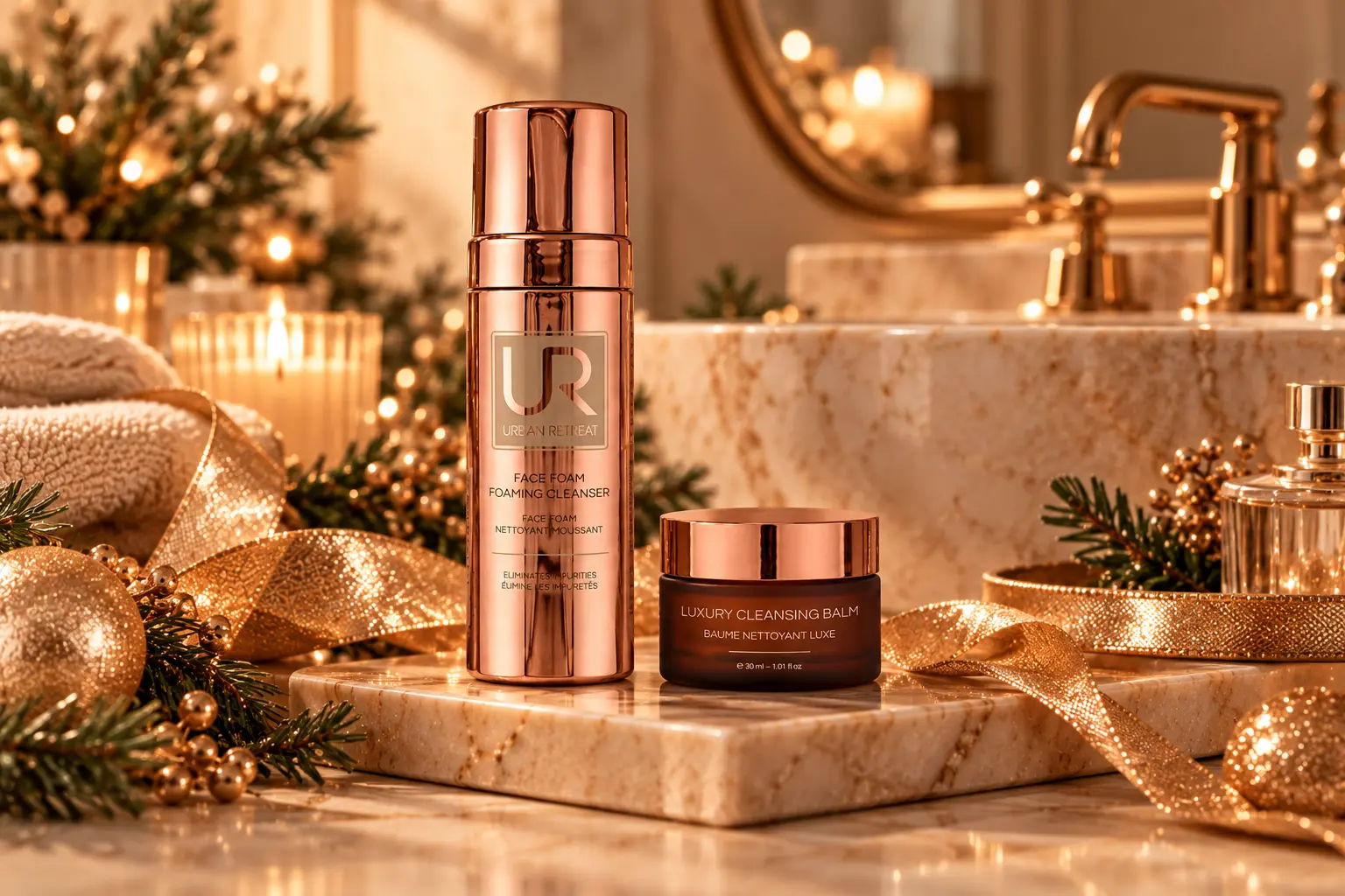 Face Foam and Luxury Cleansing Balm Christmas Skin Care gifts
