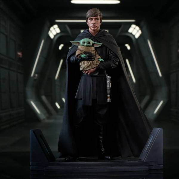 Star Wars: The Mandalorian™ - Luke Skywalker and Grogu Premier Collection Statue