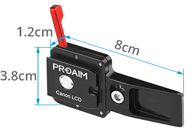 Proaim Ace EVF Adapter for Canon LM-V2 Camera LCD Monitor