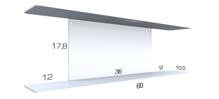 etagere blu-ray 60 cm