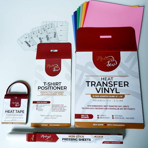 heat transfer vinyl bundle to design your own t-shirt