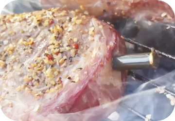 The MeatStick Wireless Meat Thermometer ensures food safety and nutritional integrity