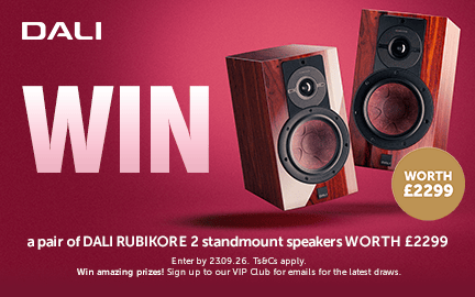 Win a pair of DALI RUBIKORE 2 standmount speakers worth £2299