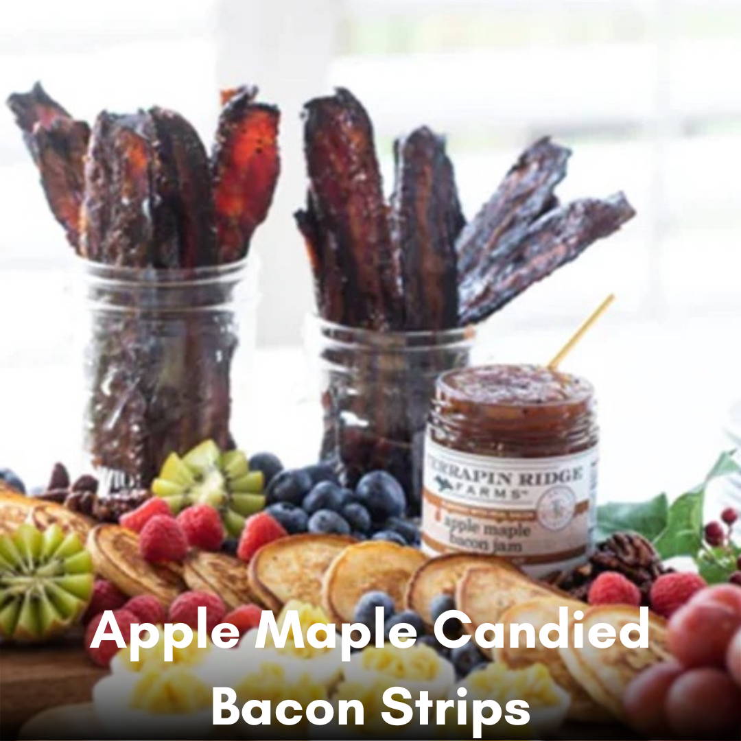 Apple Maple Candied Bacon Strips